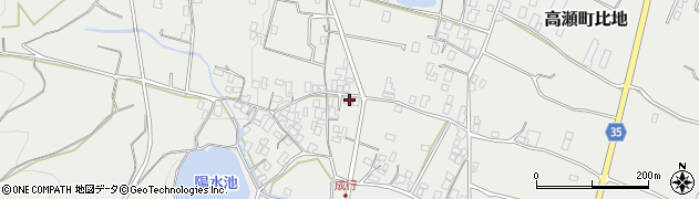 香川県三豊市高瀬町比地2228周辺の地図