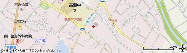 香川県三豊市高瀬町下勝間436周辺の地図