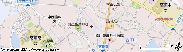 香川県三豊市高瀬町下勝間1602周辺の地図