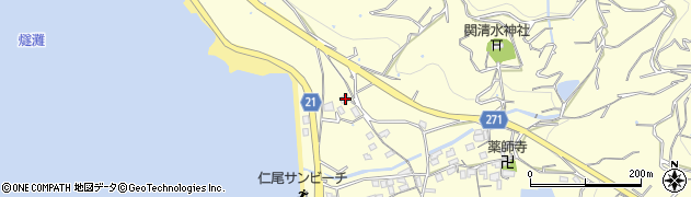 香川県三豊市仁尾町仁尾甲1571周辺の地図