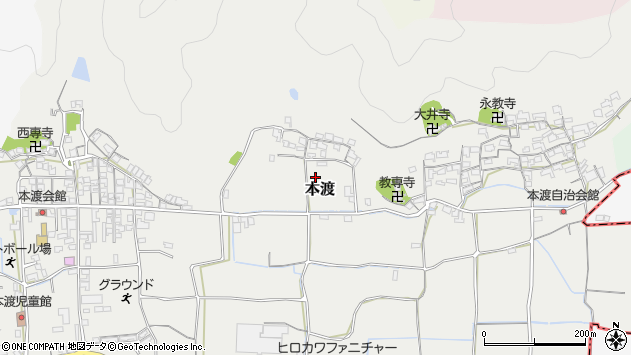 〒640-0324 和歌山県和歌山市本渡の地図