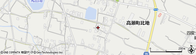香川県三豊市高瀬町比地2171周辺の地図