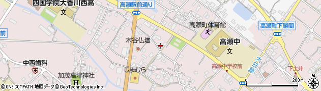 香川県三豊市高瀬町下勝間2512周辺の地図