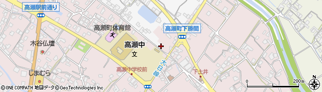 香川県三豊市高瀬町下勝間142周辺の地図