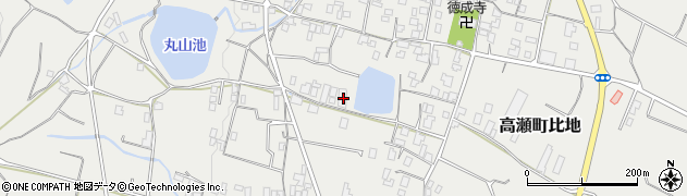 香川県三豊市高瀬町比地2124周辺の地図