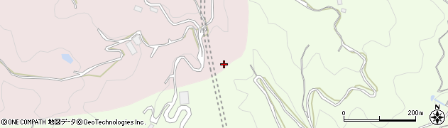 宮窪トンネル周辺の地図