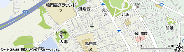 徳島県鳴門市撫養町斎田周辺の地図