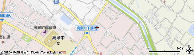 香川県三豊市高瀬町下勝間119周辺の地図