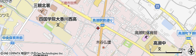 香川県三豊市高瀬町下勝間2572周辺の地図