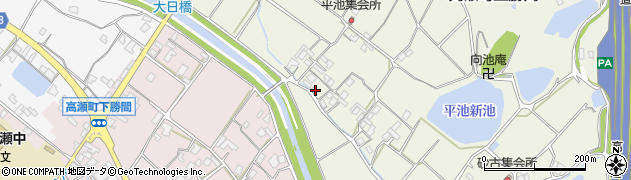 香川県三豊市高瀬町上勝間1862周辺の地図