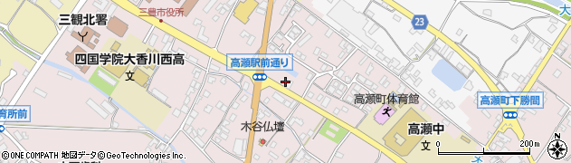 香川県三豊市高瀬町下勝間2776周辺の地図