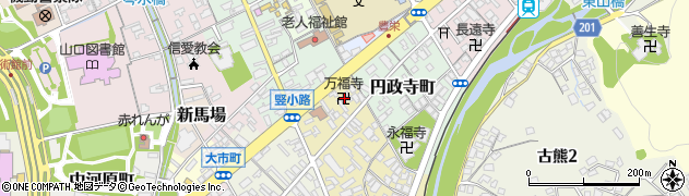 万福寺周辺の地図