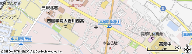 香川県三豊市高瀬町下勝間2495周辺の地図