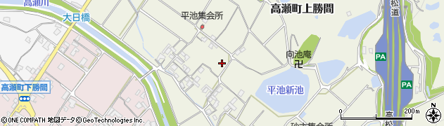 香川県三豊市高瀬町上勝間1895周辺の地図