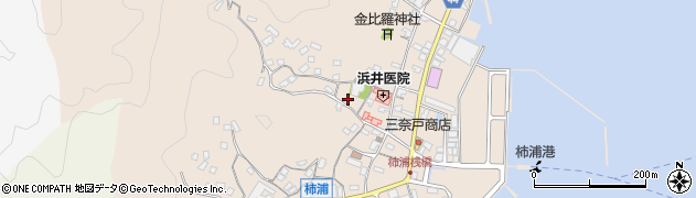 広島県江田島市大柿町柿浦周辺の地図