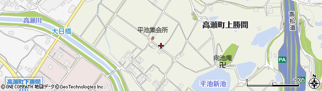 香川県三豊市高瀬町上勝間1911周辺の地図