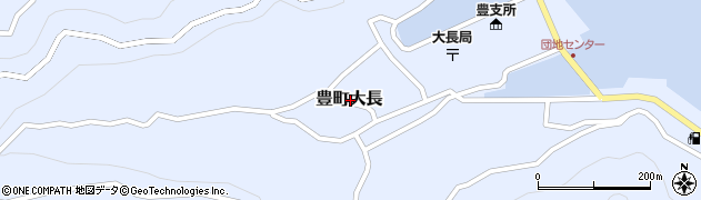 広島県呉市豊町大長周辺の地図