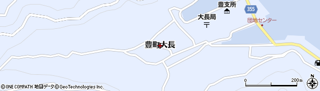 広島県呉市豊町大長周辺の地図