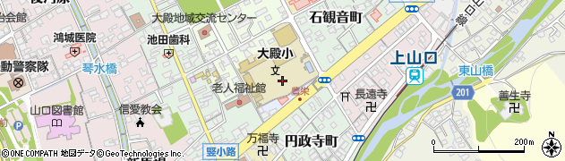 山口県山口市円政寺周辺の地図