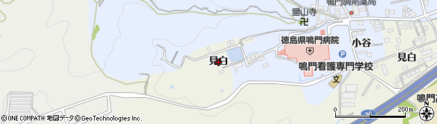 徳島県鳴門市撫養町斎田（見白）周辺の地図
