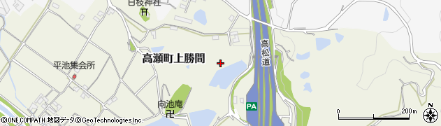香川県三豊市高瀬町上勝間2131周辺の地図