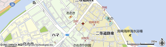 徳島県鳴門市撫養町岡崎二等道路西17周辺の地図