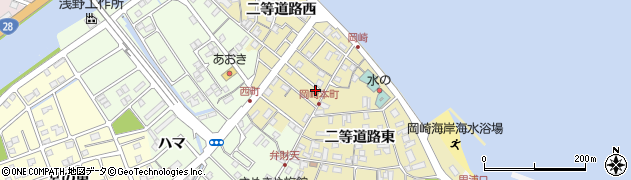 徳島県鳴門市撫養町岡崎二等道路西40周辺の地図