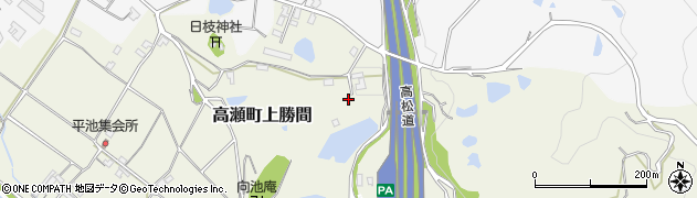 香川県三豊市高瀬町上勝間2119周辺の地図