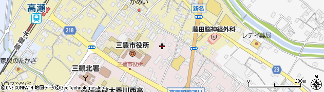 香川県三豊市高瀬町下勝間2460周辺の地図