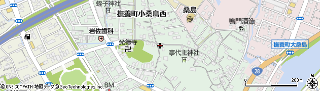 徳島県鳴門市撫養町小桑島日向谷1周辺の地図