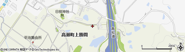 香川県三豊市高瀬町上勝間2117周辺の地図