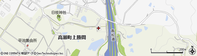 香川県三豊市高瀬町上勝間2122周辺の地図