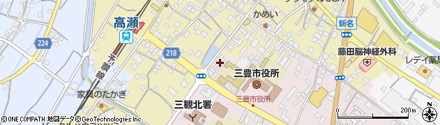 香川県三豊市高瀬町下勝間2350周辺の地図