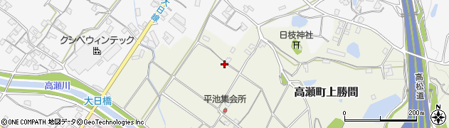 香川県三豊市高瀬町上勝間1985周辺の地図