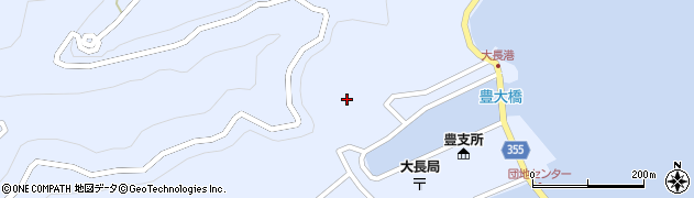 広島県呉市豊町大長597周辺の地図