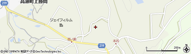 香川県三豊市高瀬町上勝間3340周辺の地図