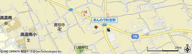 長田うどん周辺の地図