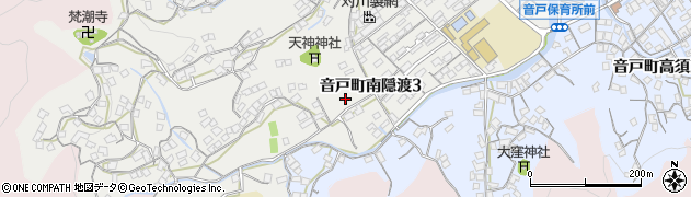 広島県呉市音戸町南隠渡周辺の地図