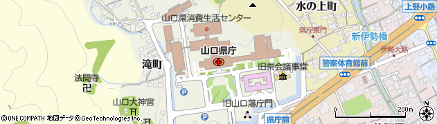 西京銀行県庁支店 ＡＴＭ周辺の地図