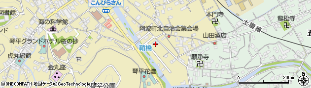 香川県仲多度郡琴平町22-5周辺の地図