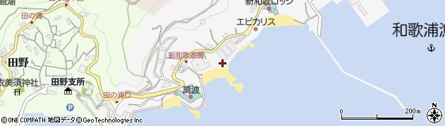 和歌山県和歌山市新和歌浦周辺の地図