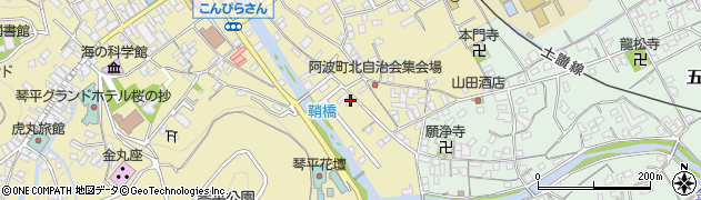 香川県仲多度郡琴平町22-1周辺の地図