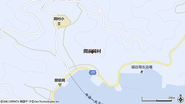 〒794-1101 愛媛県今治市関前岡村の地図