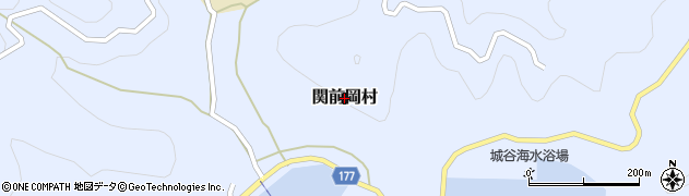 愛媛県今治市関前岡村周辺の地図
