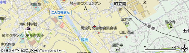 香川県仲多度郡琴平町112周辺の地図