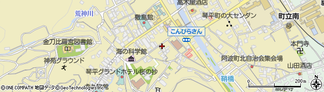 香川県仲多度郡琴平町786周辺の地図