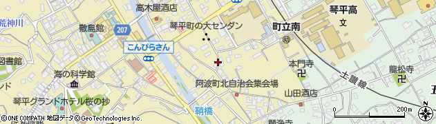 香川県仲多度郡琴平町122周辺の地図