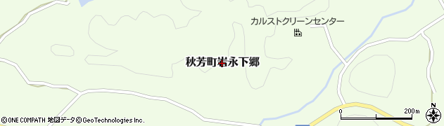山口県美祢市秋芳町岩永下郷周辺の地図