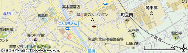 香川県仲多度郡琴平町127周辺の地図