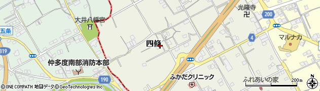 香川県仲多度郡まんのう町四條254周辺の地図
